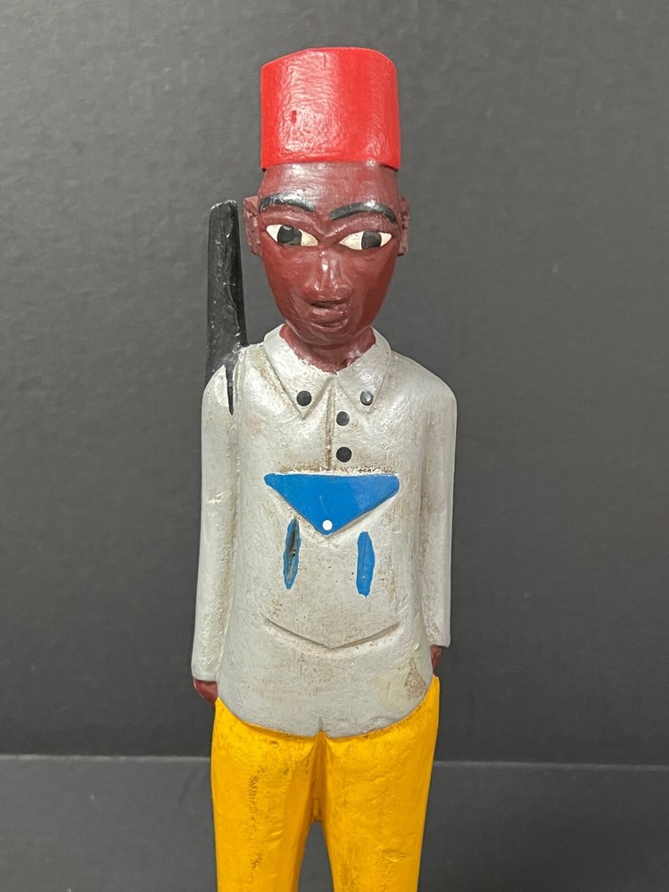 AFRICAN ART COLONIAL STATUE