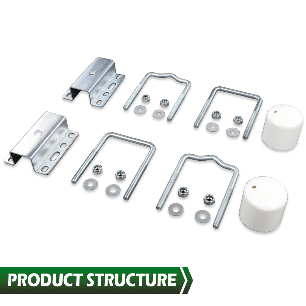 Universal Boat Trailer Guide Pole Bracket & Post Mounting U Bolt Kit