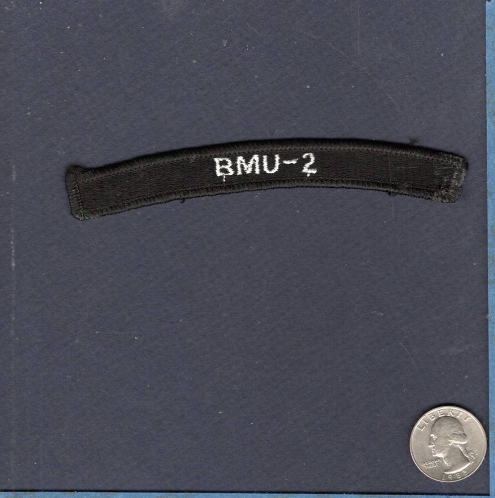 BMU-2 BEACHMASTER UNIT 2 US Navy Enlisted Uniform Rocker Patch