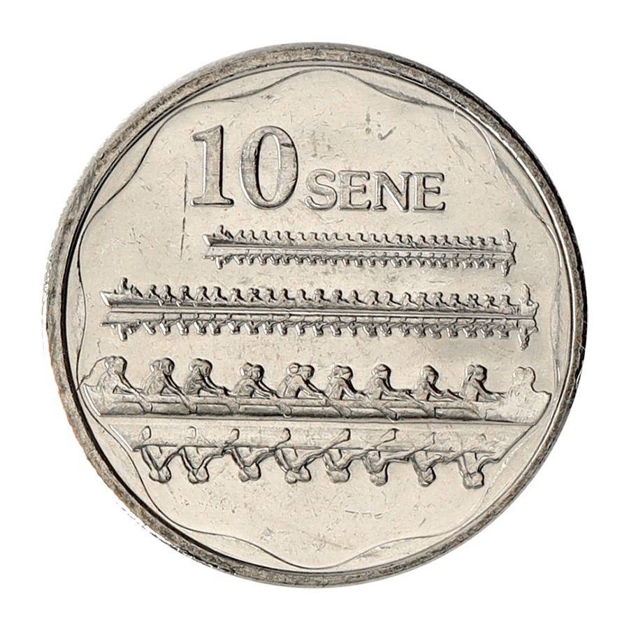 Samoa 10 Sene, 2011, KM #168, Mint X 100 PCS