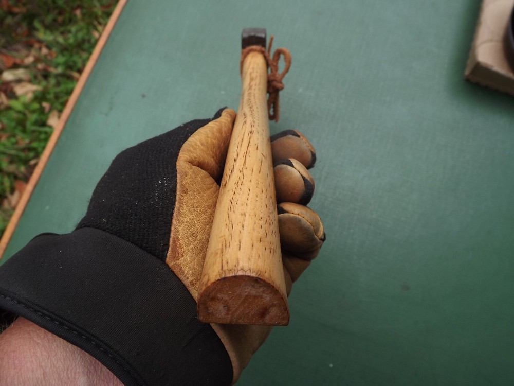 Vintage Small NORLUND Hatchet Axe & Leather Sheath