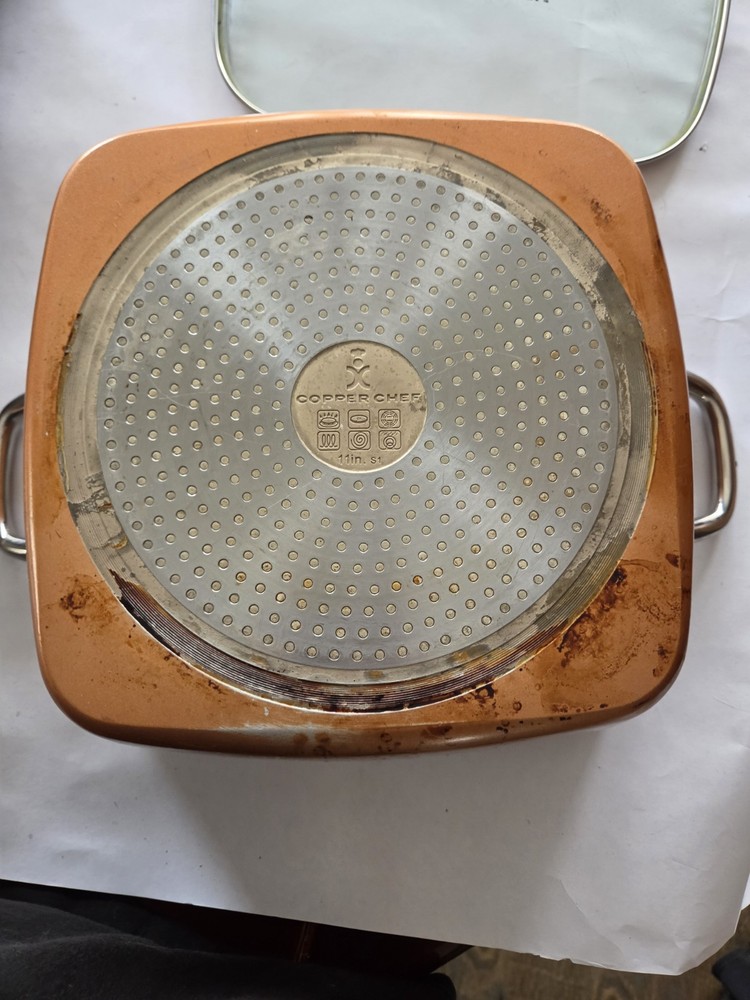 Copper Chef Induction Cooktop + Full Pan Set (Steamer, Basket, Griddle)