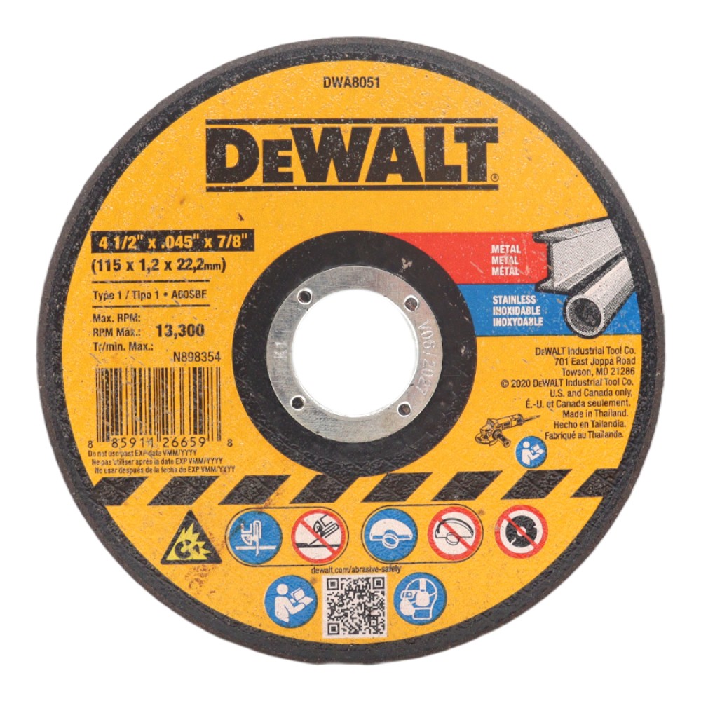 DEWALT Type 1 General Purpose Cutting Wheels, 2-Pack