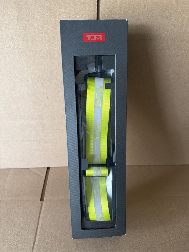 TUMI Accents Custom Shoulder Strap Grey/Bright Lime