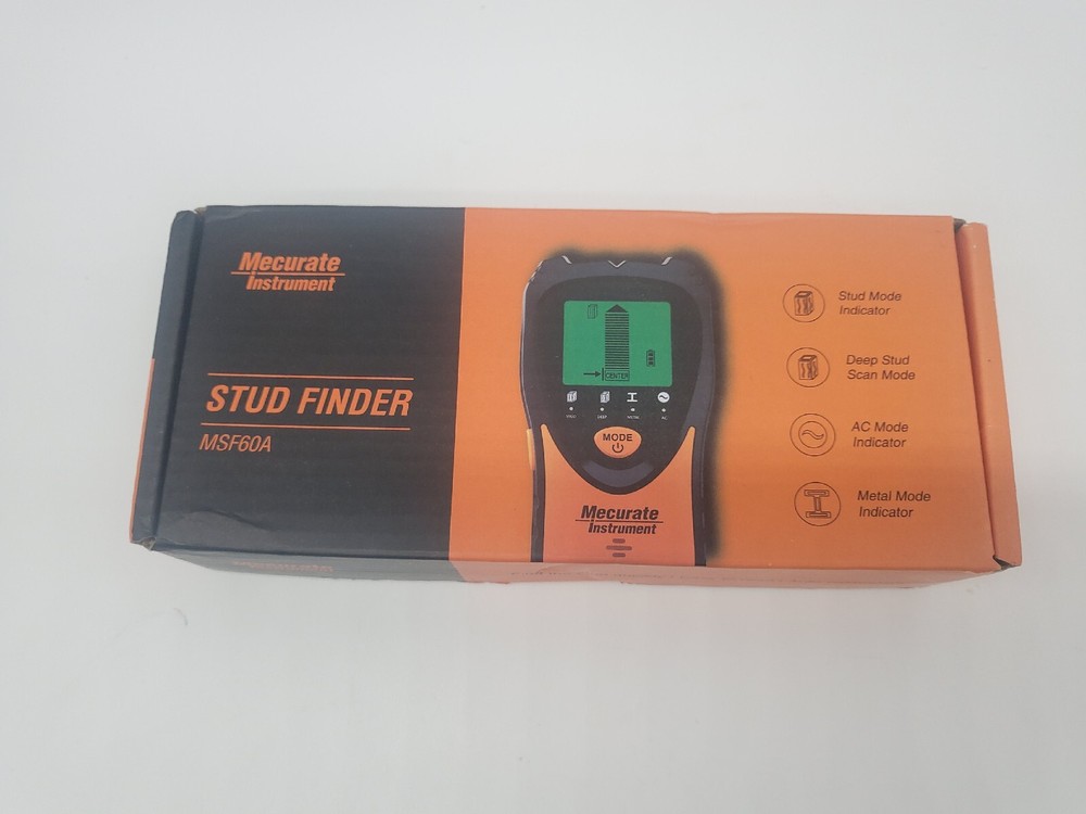 Mecurate Stud Finder Wall Scanner Sensor - 5 in 1 Electronic Stud MSF60A