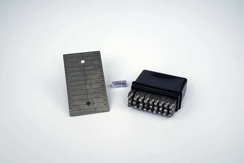 ColdTi - Titanium Crypto Seed Plates for Cold Storage (with Alphabetic Punches)