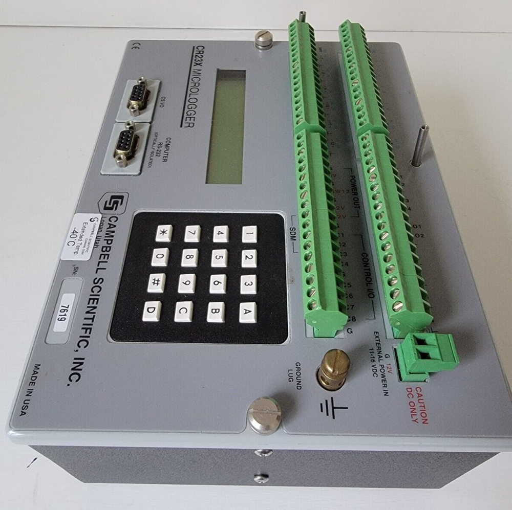 4MB Campbell Scientific CR23X Datalogger - Extended Temp - Fully Tested