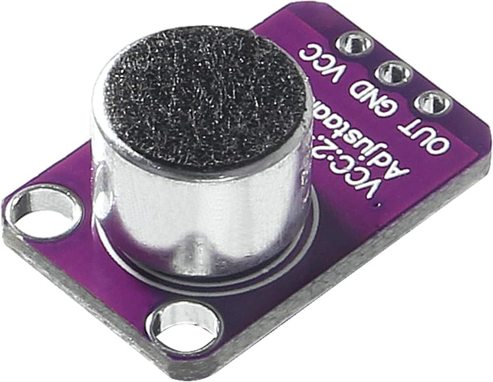 3 Pieces Electret Microphone Amplifier Module MAX4466 Adjustable Gain Blue...