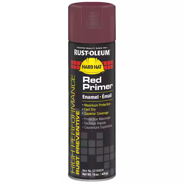 Spray Paint Primer - Red - Rustoleum V2100 System - Rust Preventive Enamel