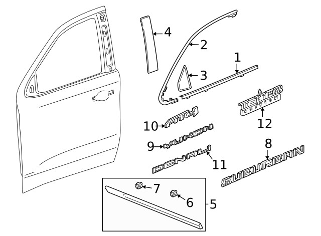 Genuine GM Front Applique 84148578