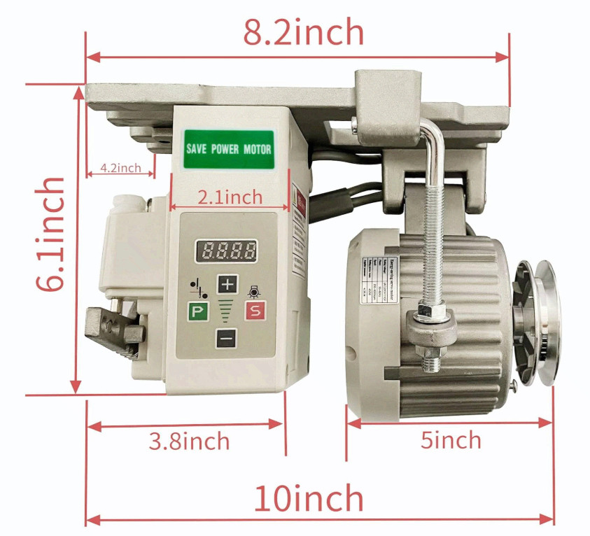 750W Sewing Machine Servo Motor AC110V Brushless w/ Controller