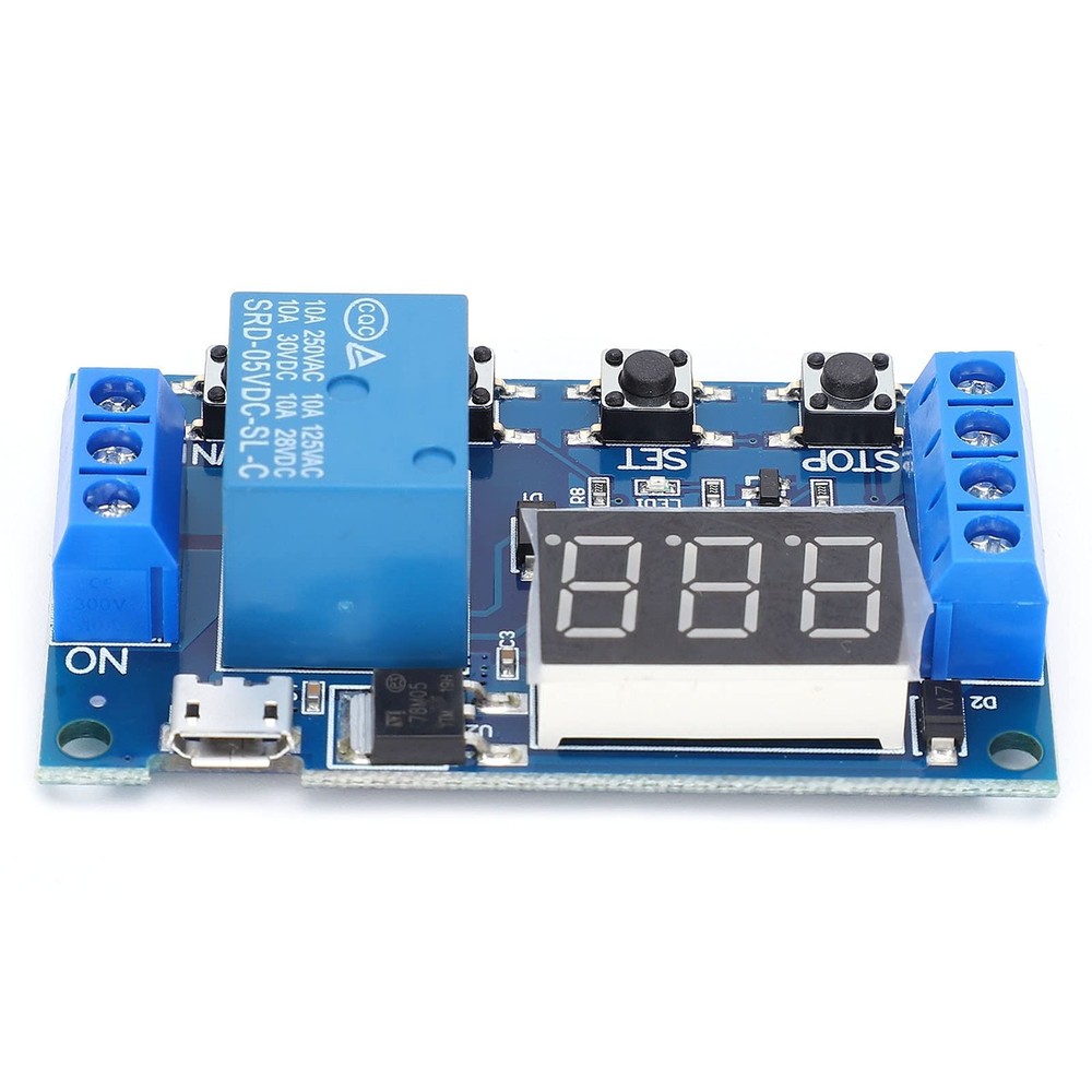 Relay Module Delay Power Off Disconnect Cycle Timing Circuit Switch...