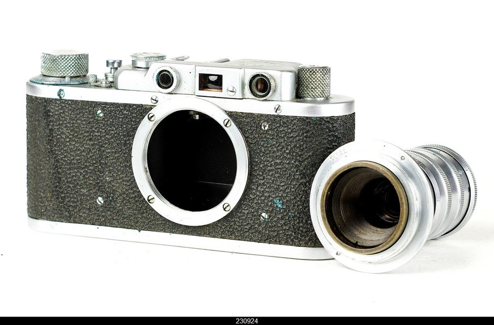 Soviet Camera FED-1 + Lens Fed 100mm