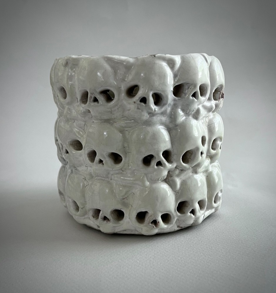 Skeletons Studio Pottery Vase