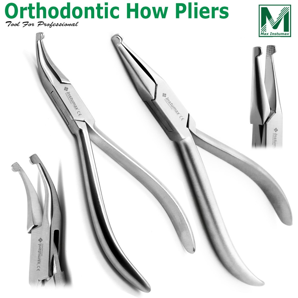 Dental Howe Plier Loop Forming Orthodontic Wire Bending Bracket Remover Plier X2
