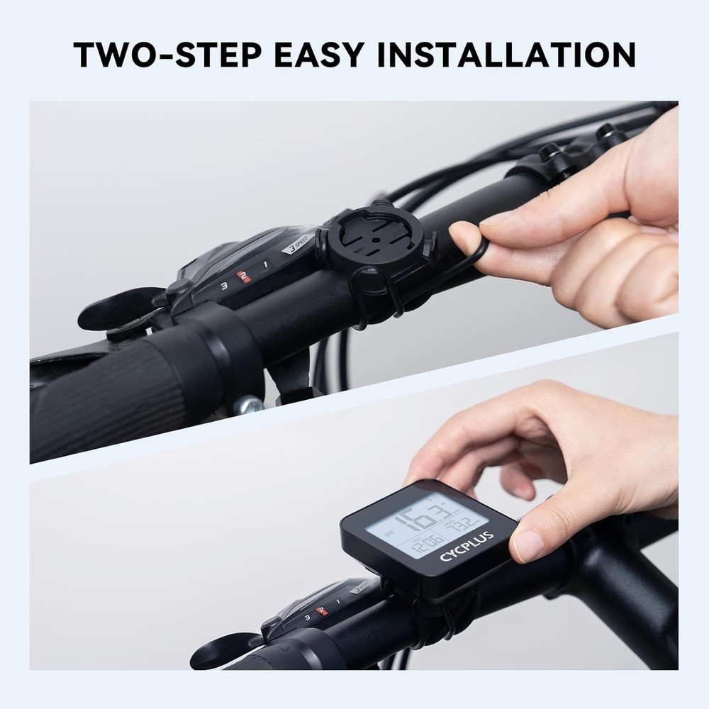 Wireless Cycling Computer with Dynamic GPS & Automatic Backlight for Cyclists