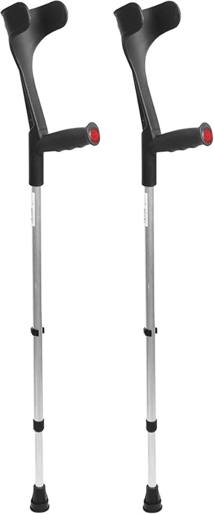 Mobility Aid Forearm Crutches - Lightweight Aluminium, 275lbs Support, 2 Pack