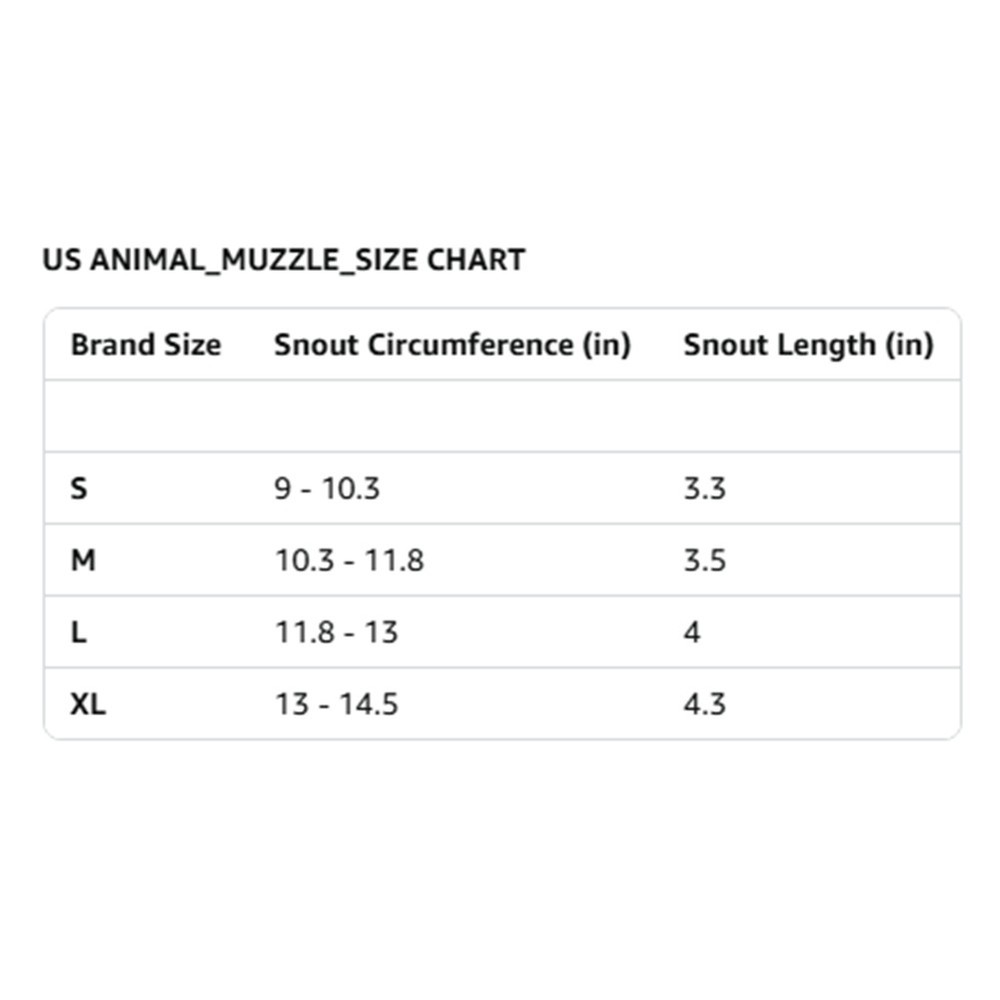 Dog Muzzle for Dogs Muzzle Muzzle for Medium Sized Dog S C4W48996