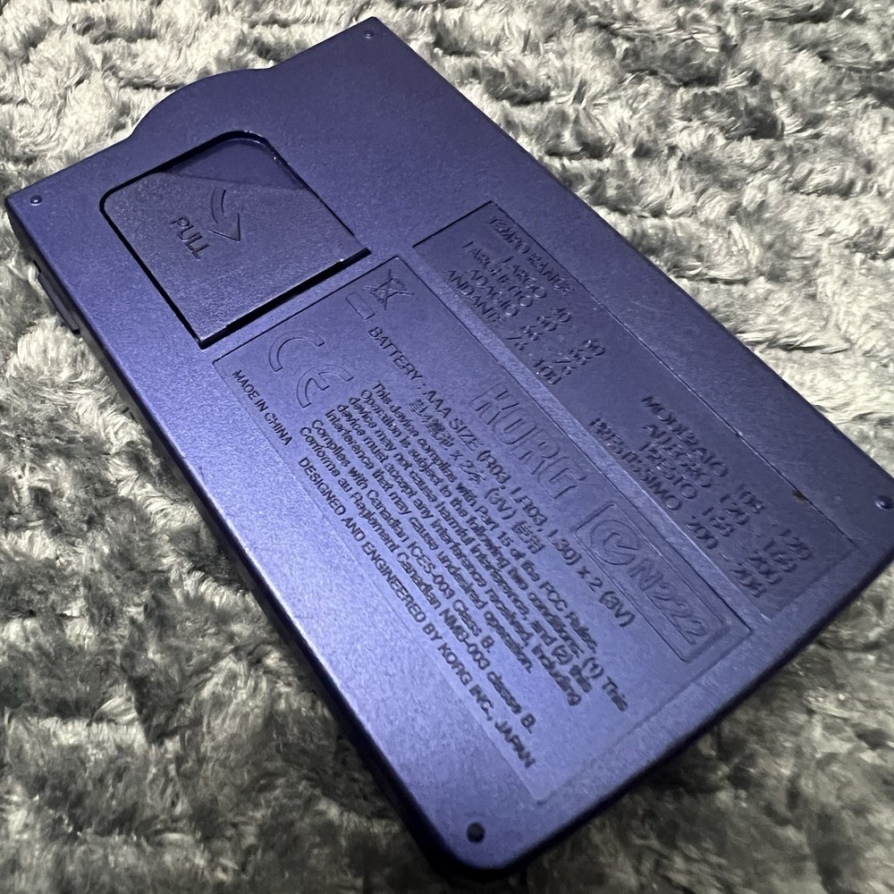 KORG Metronome MA-30 Blue Tested, works great.