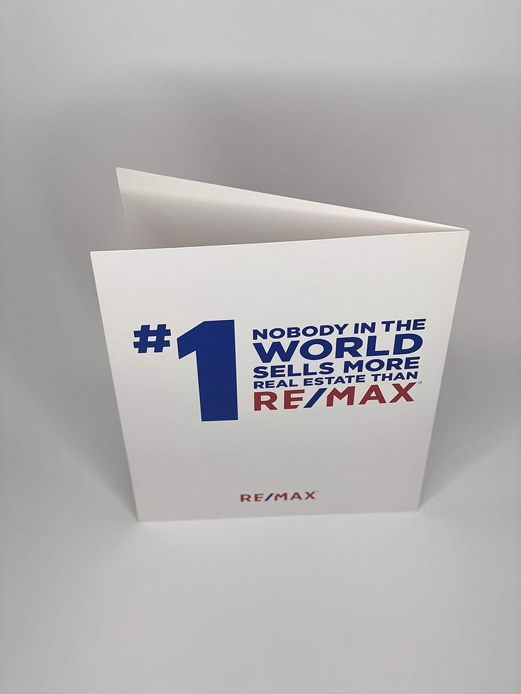 RE/MAX Folders N01-White 25 Pack