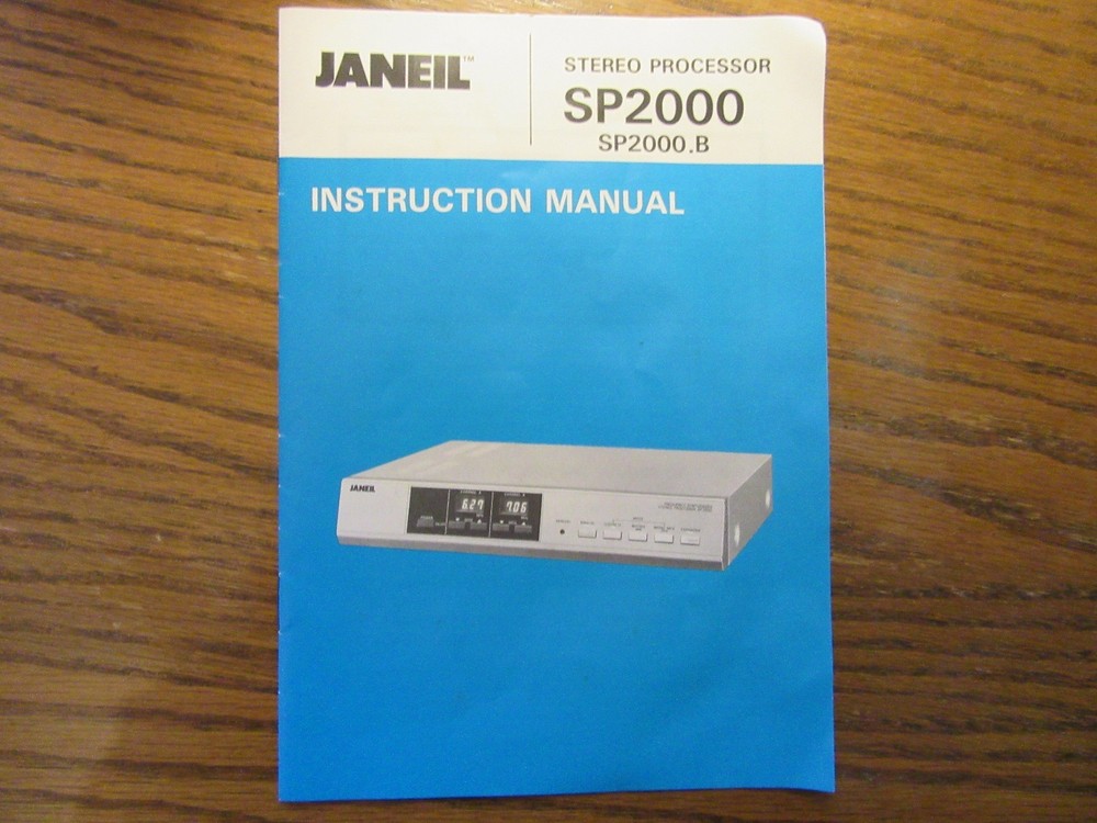 Janeil Frequency Synthesizer Stereo Model SP2000