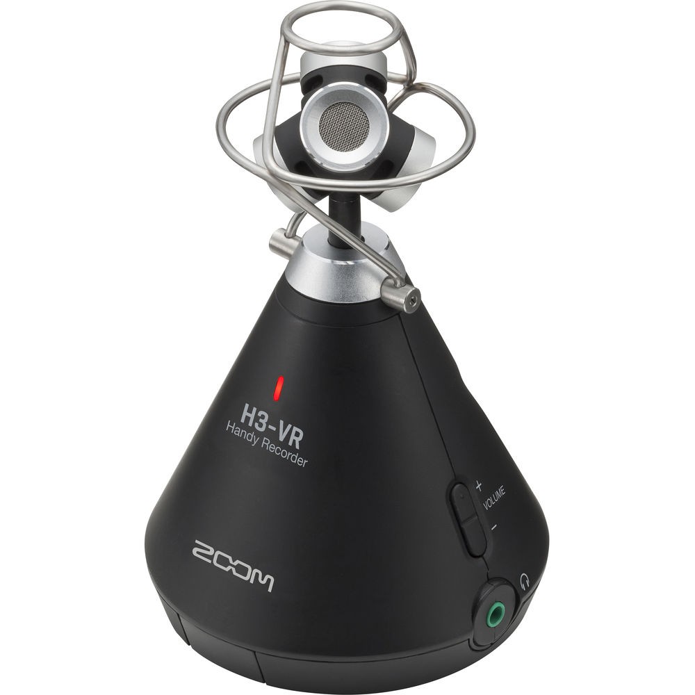 Zoom H3-VR Handy Audio Recorder with Built-In Ambisonics Mic Array Bundle