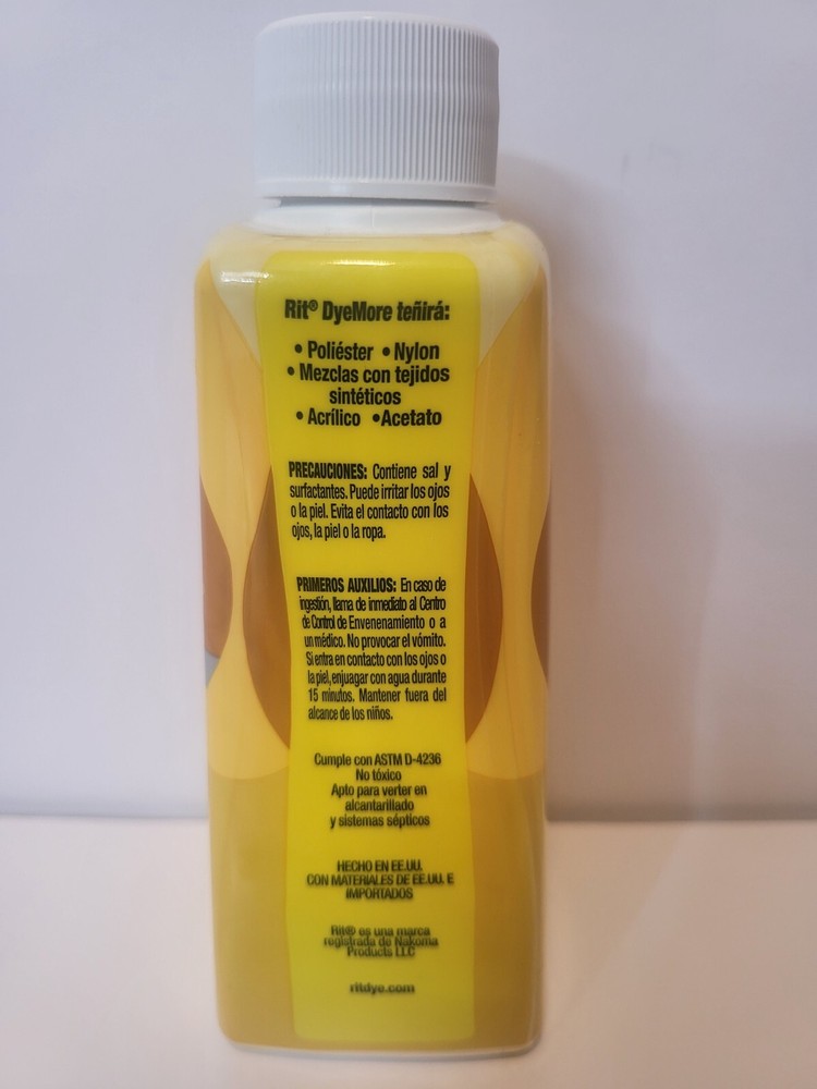NEW UNOPENED Rit DyeMore Liquid - Daffodil Yellow, 7oz