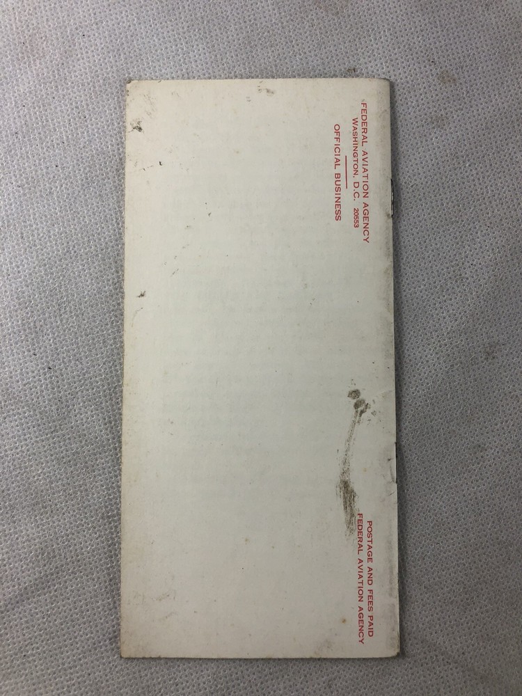 FAA Wake Turbulence Brochure, 1965