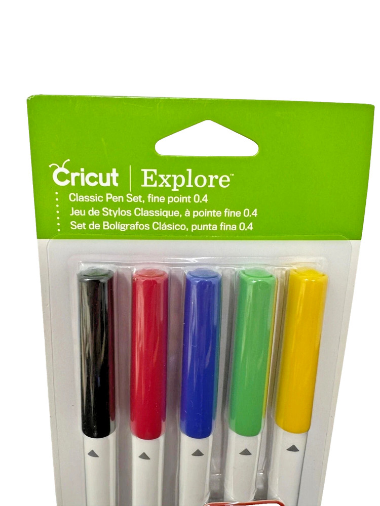 Cricut Explore Classic Pen Set Fine Point Multicolor Pack ( 2 pack )
