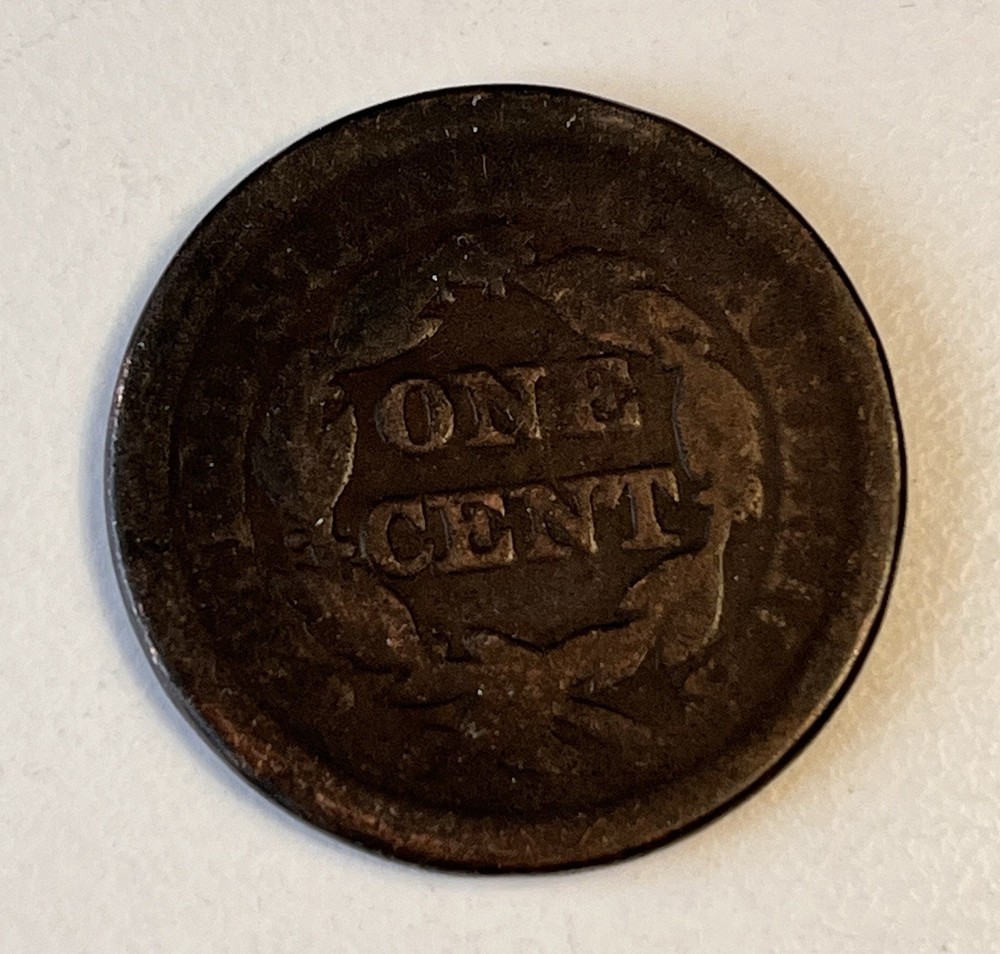 1853 Braided Hair Large Cent
