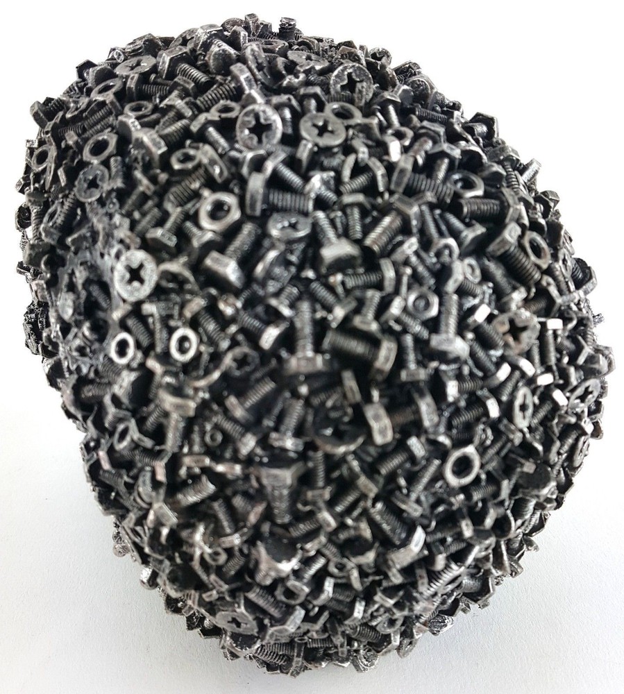Skull Nuts & Screws Figurine Statue Skeleton Halloween