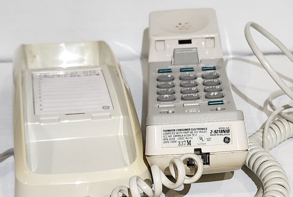 Thomson Consumer Electronics Corded Phone Model #2-9218NIB 8ft Cord UNTESTED