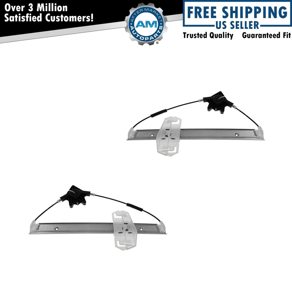 Front Power Window Regulator Set Fits 2007-2017 Jeep Wrangler