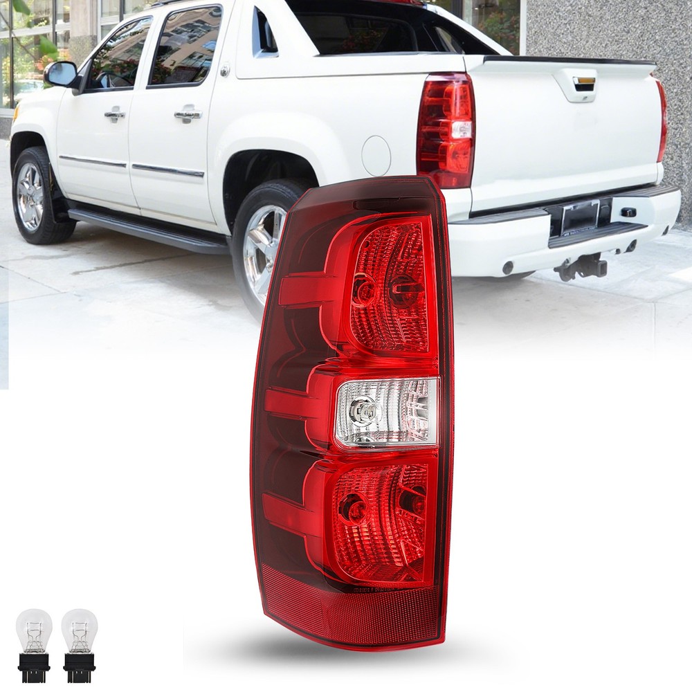 For 2007-2013 Chevy Chevrolet Avalanche Tail Light Assembly w/Bulbs Left Side