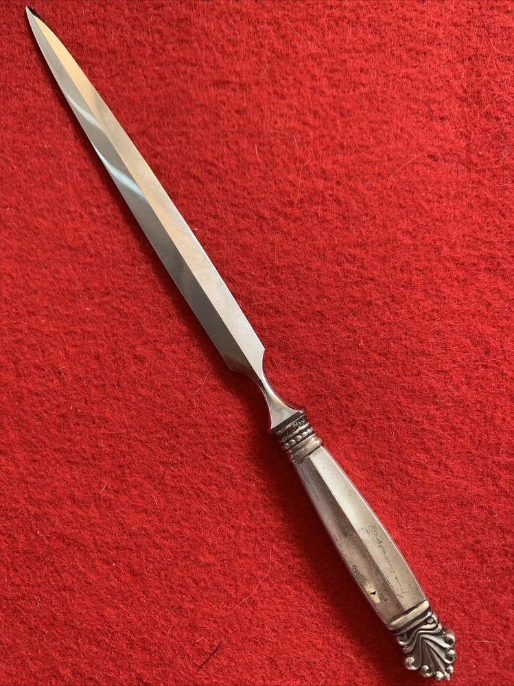 Sterling Silver Georg Jensen Denmark Acanthus Pattern Letter Opener