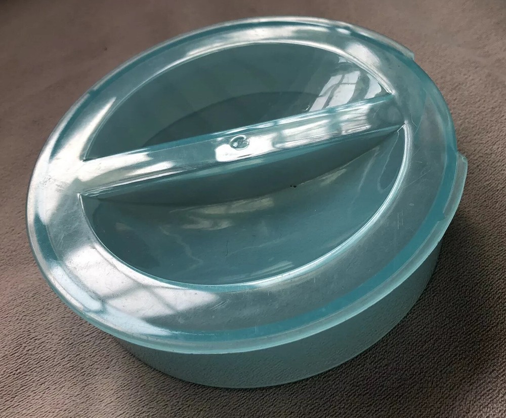 Vintage 1990’s 2 QT Aqua Wavy Pitcher, Plastic