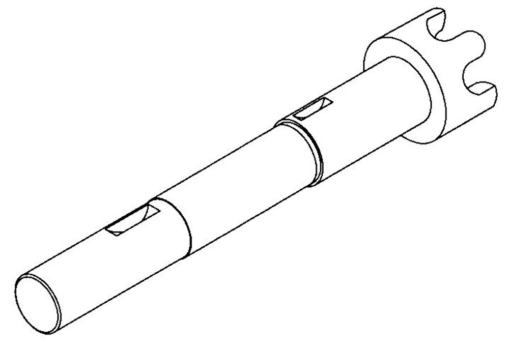 REAR SHAFT - DRIVE UNIT (LONG)