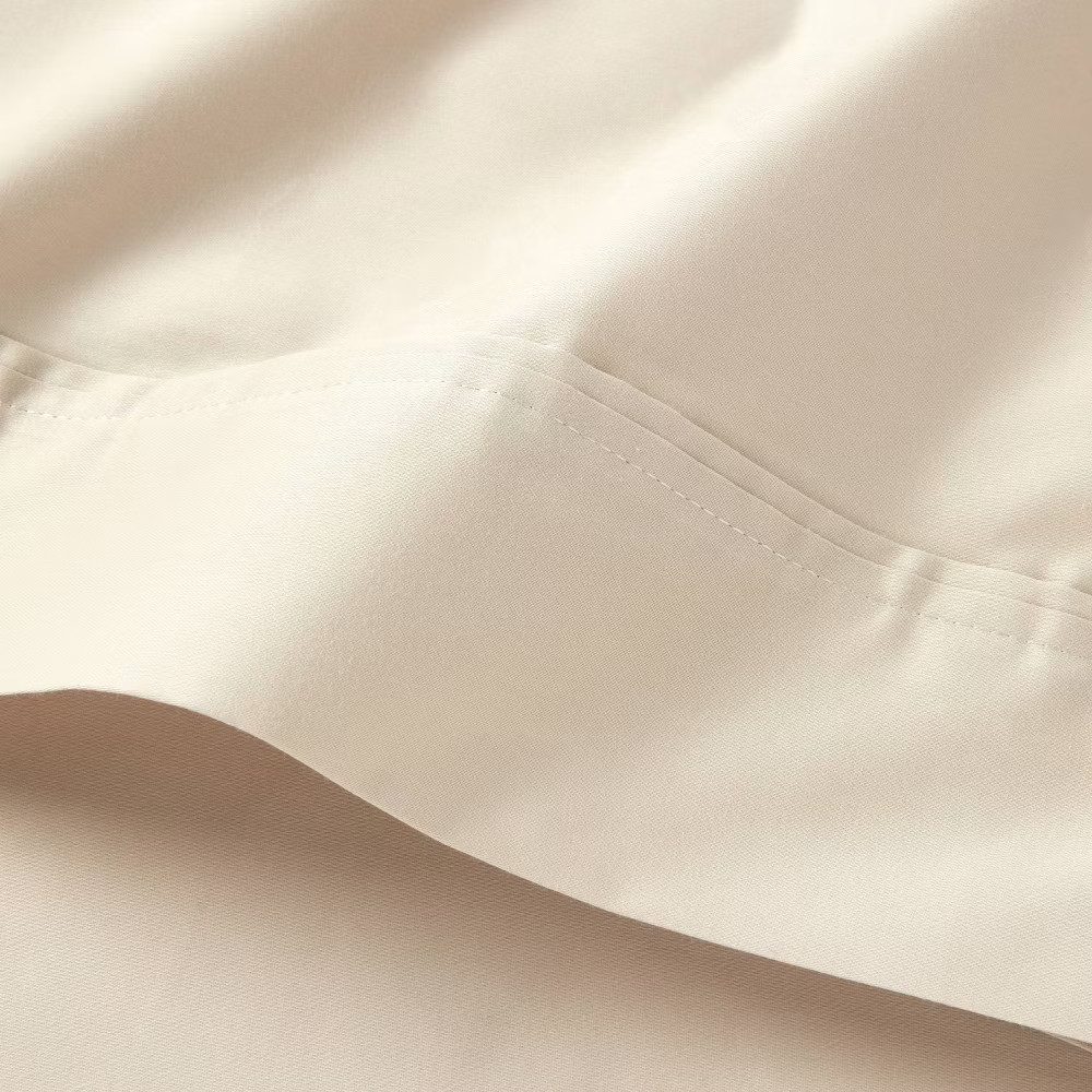 King Solid Performance 400 Thread Count Sheet Set True Khaki - Threshold: