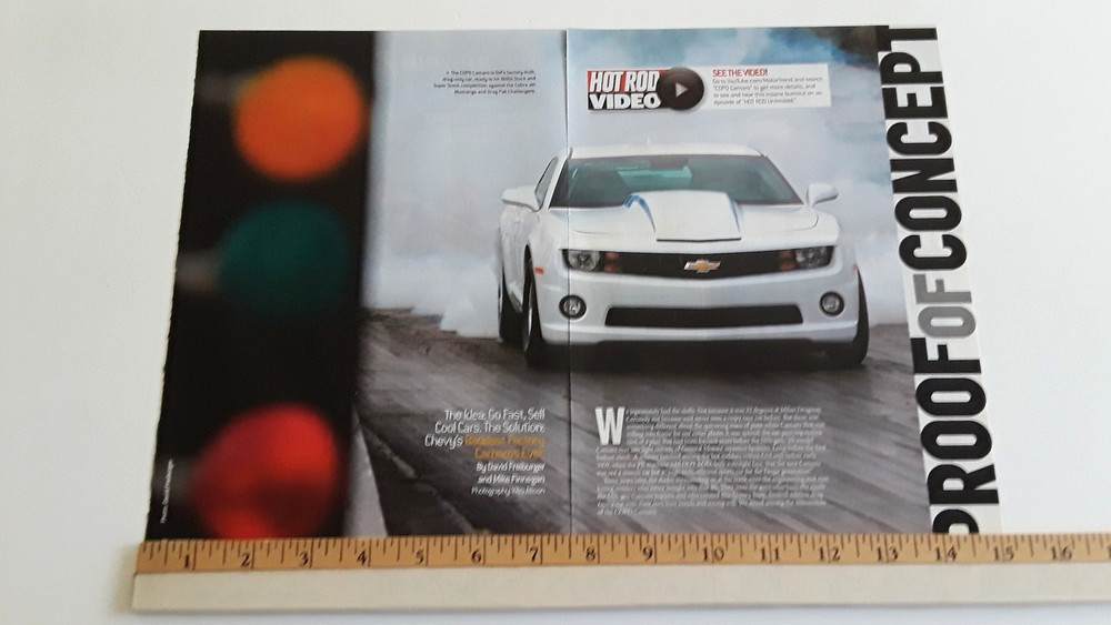 2012 COPO CAMARO  ORIGINAL 2012 ARTICLE