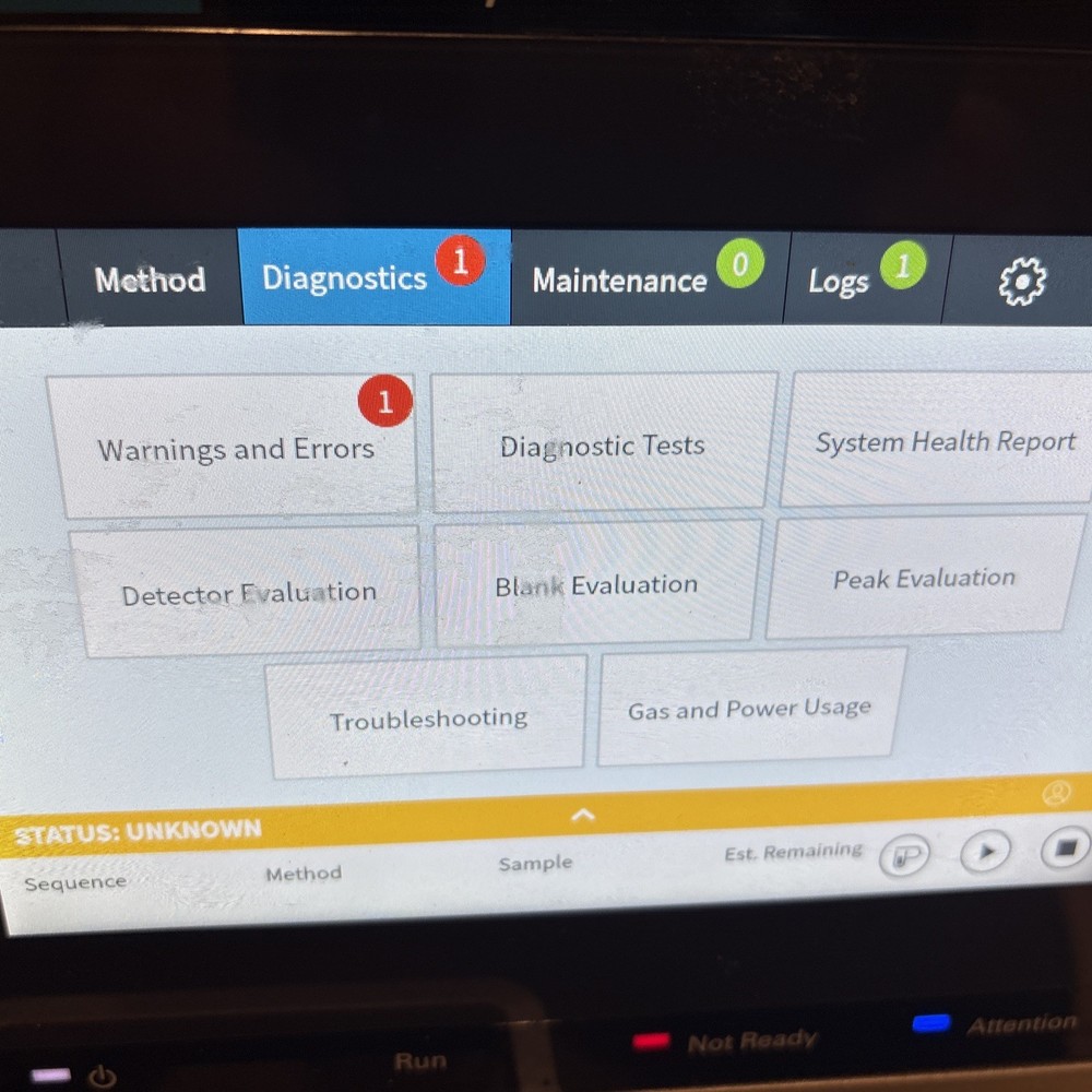 Agilent Intuvo 9000 GC System / Missing Hardware