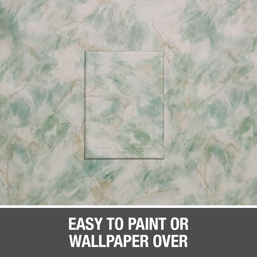 Oatey 34056 14-In. Flush-Or Surface-Mounted Wall Access Panel, White, 14"X 14"