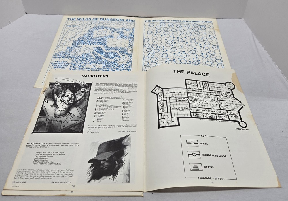 Advanced Dungeons & Dragons - EX1 - Dungeonland - 1983