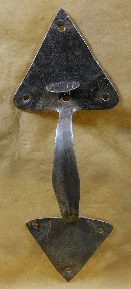 Period Wrought Iron Thumb Latch Dated 1771