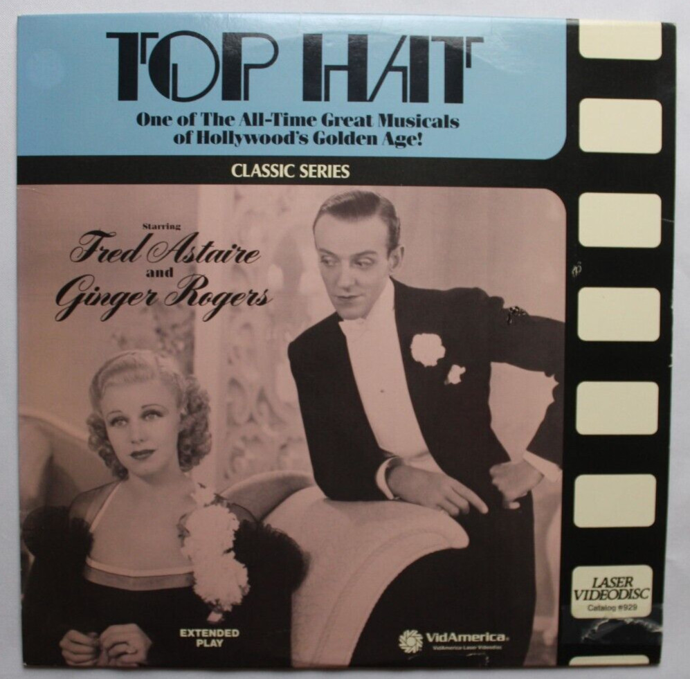 TOP HAT laserdisc LD FRED ASTAIRE *QUICK SHIP*