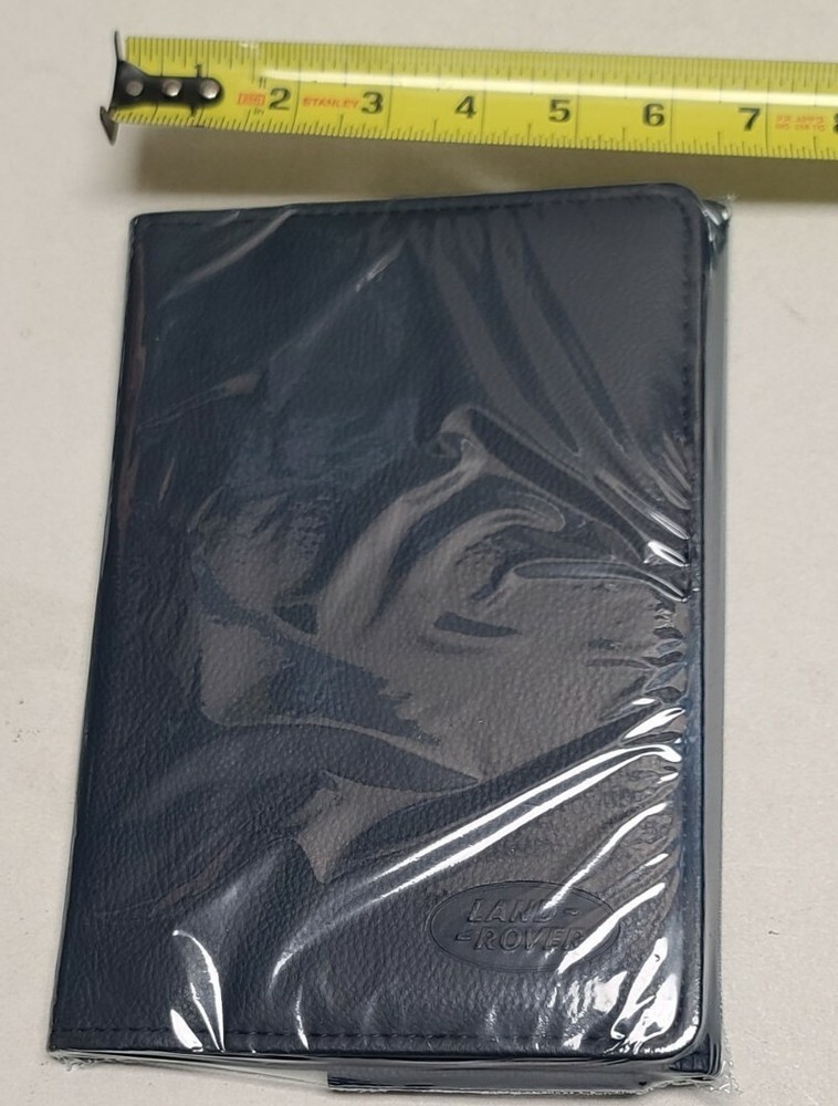 LAND ROVER LEATHER CASE FOR OWNERS MANUAL OPERATORS USER GUIDE WALLET