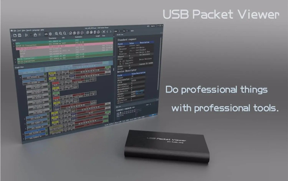 New Portable USB Protocol Analyzer USB Packet Viewer