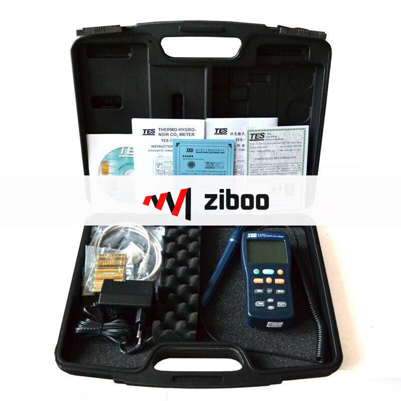 TES-1370 NDIR CO2 Analyzer Temperature Humidity Meter TES1370✦Kd