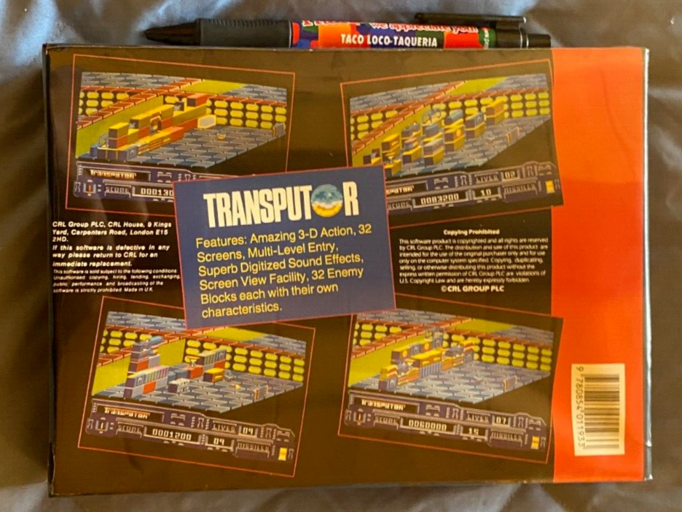 Transputor Atari 1040/520 ST NEW Disk By CRL Group PLC