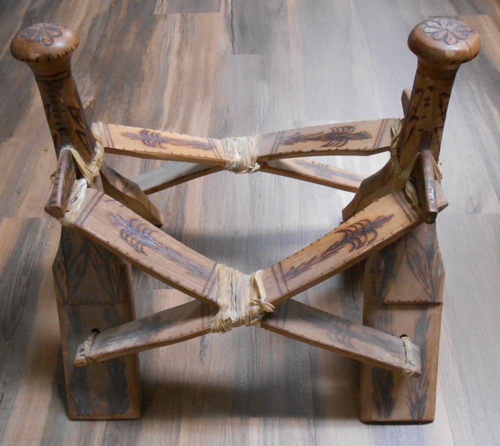 Vintage Handmade Middle Eastern Camel Saddle