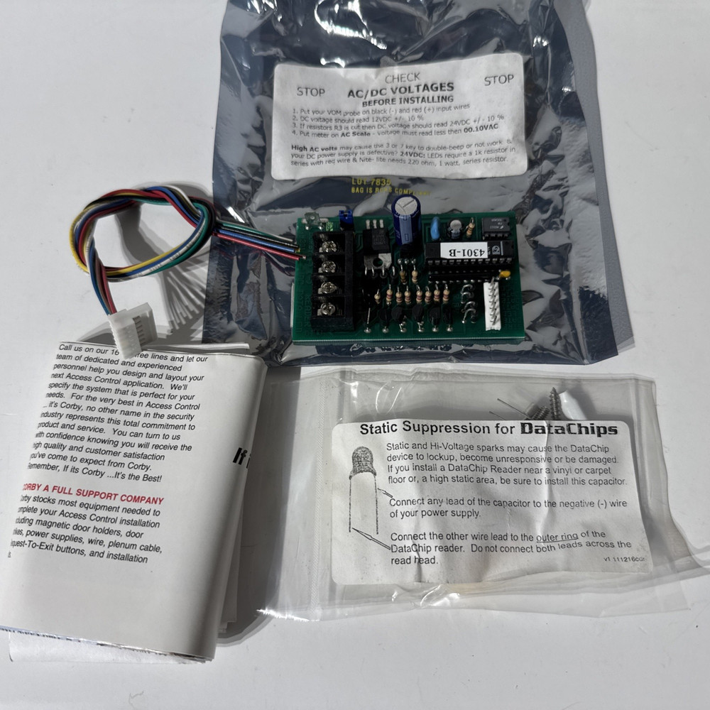 Corby 4301 Data Chip Interface Adapter Module for Systems 1-4-5-10